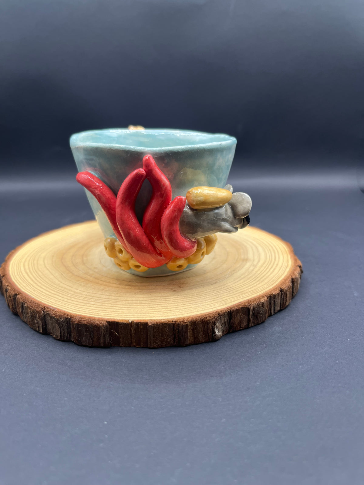 Tazzina da caffè corallo