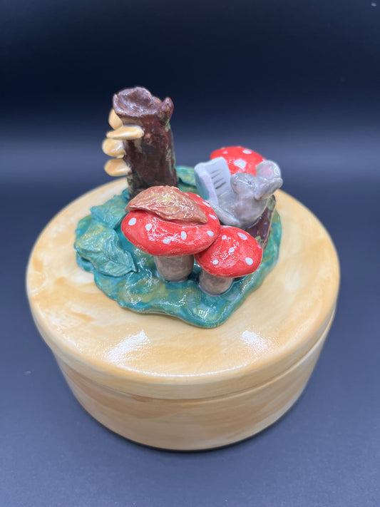 Cofanetto tondo bosco
