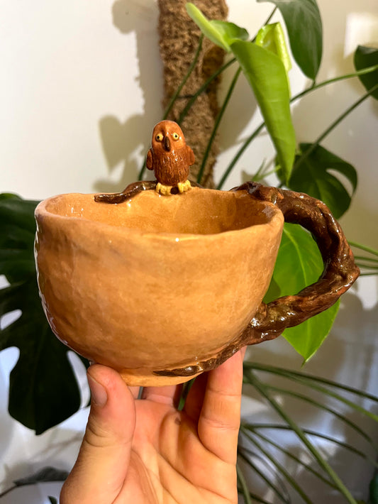 Tazza da tè gufo