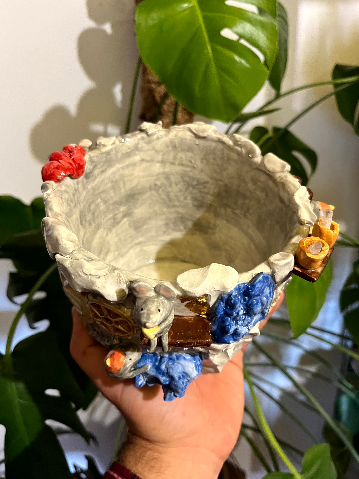 Vaso topini in miniera