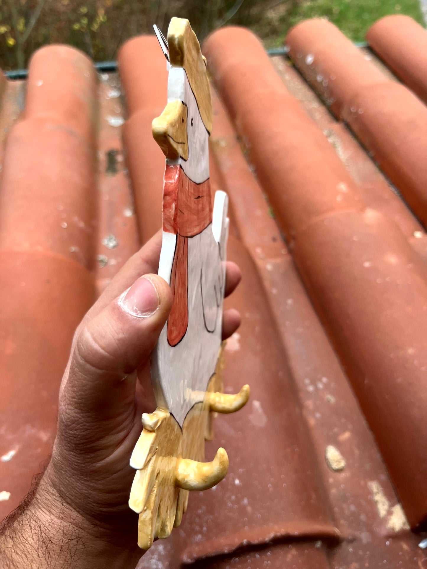 Porta strofinacci/ Portachiavi papera