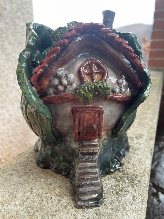 Salvadanaio casetta di verza