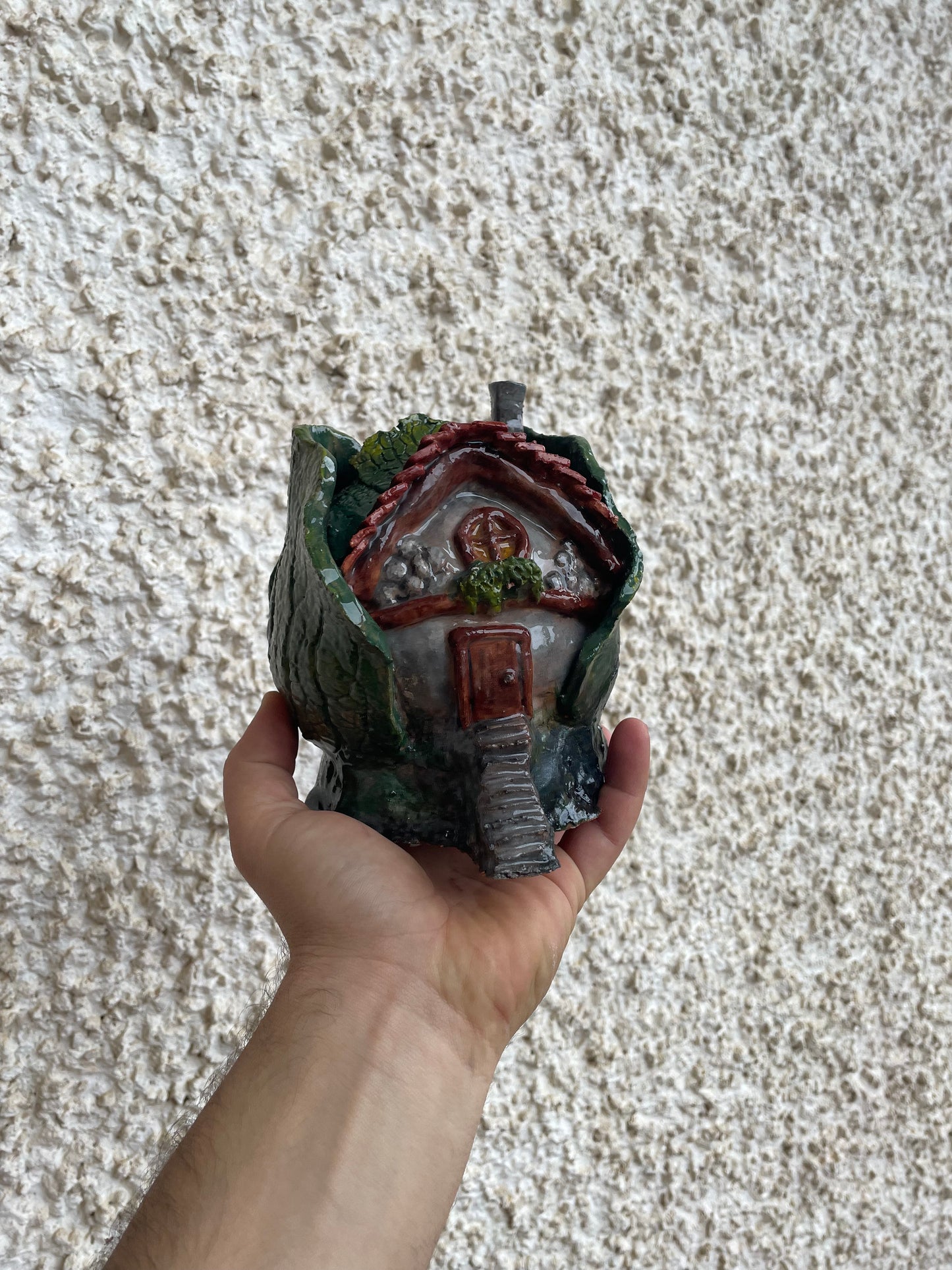 Salvadanaio casetta di verza