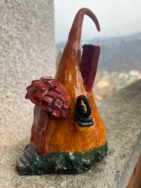 Porta coni incenso casetta carota