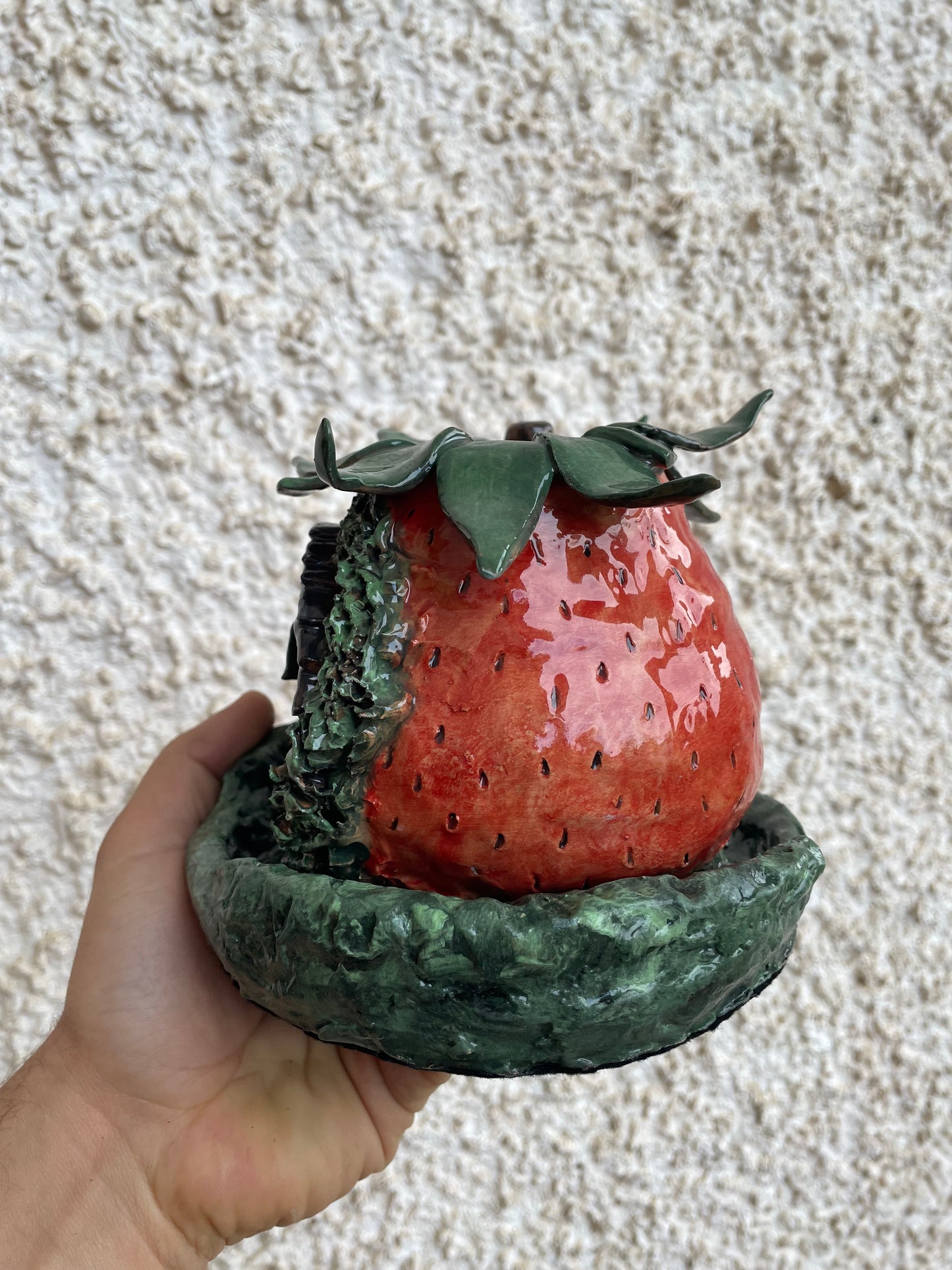 Vaso casetta fragola