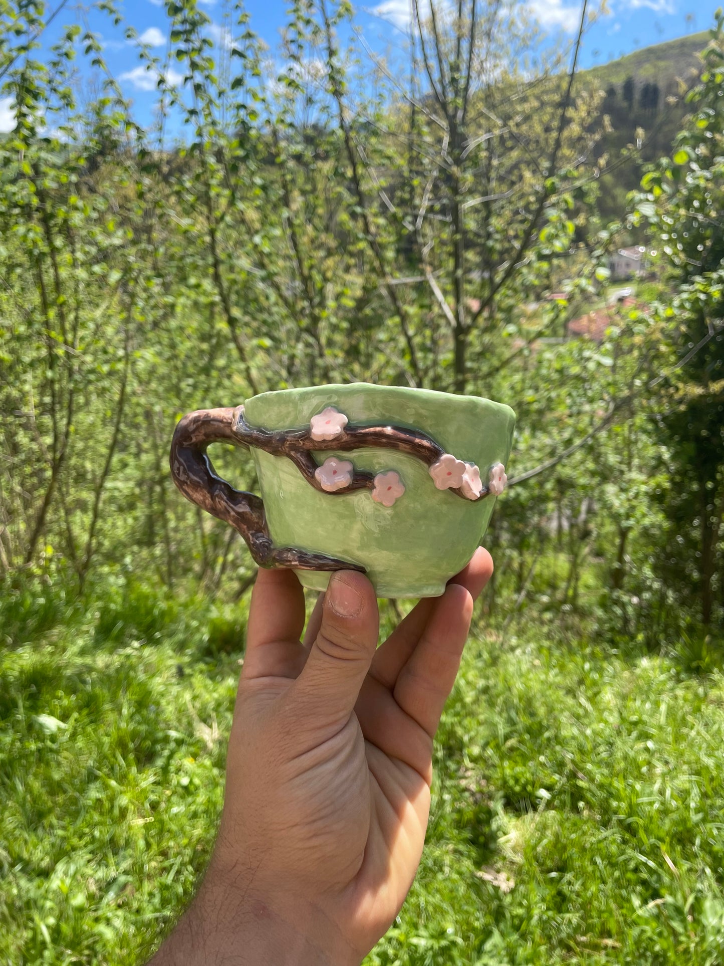 Tazza da tè fiori ciliegio Sakura