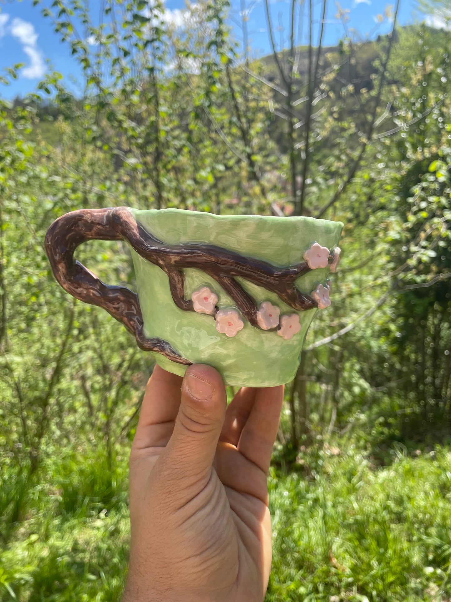 Tazza da tè fiori ciliegio Sakura