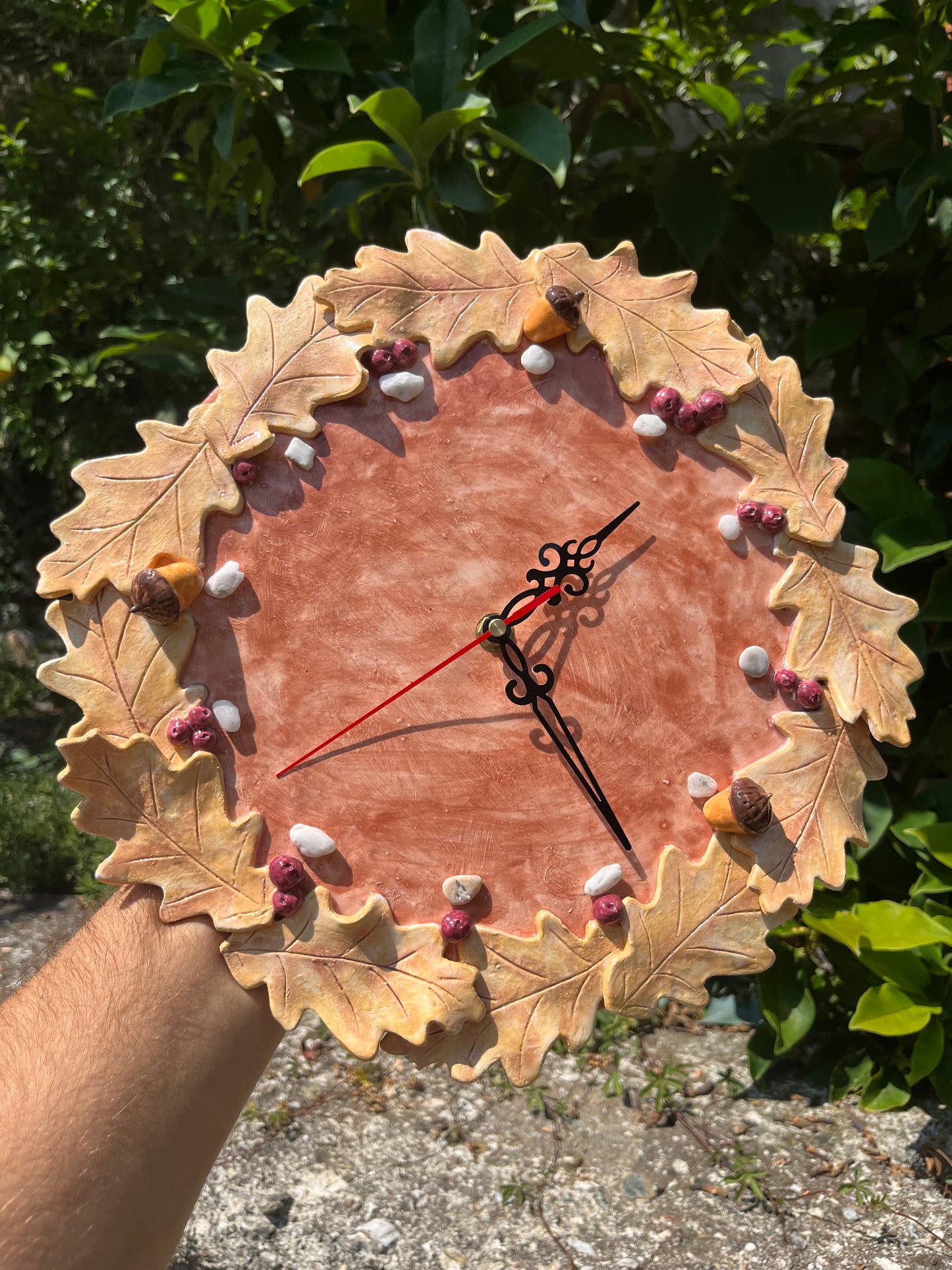Orologio foglie autunnali