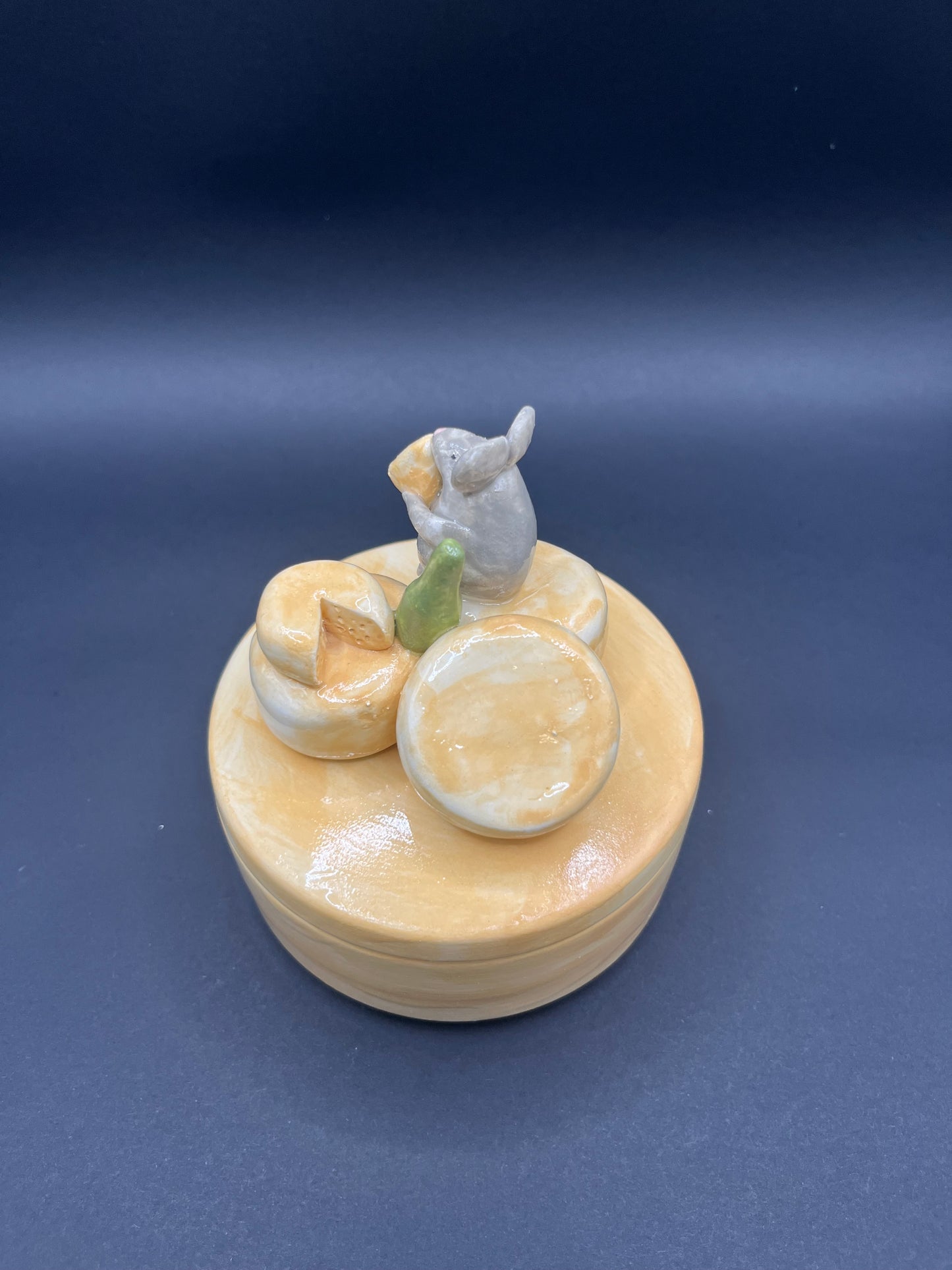 Cofanetto tondo topino mangione