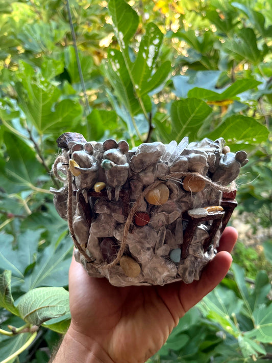 Vaso topini in miniera