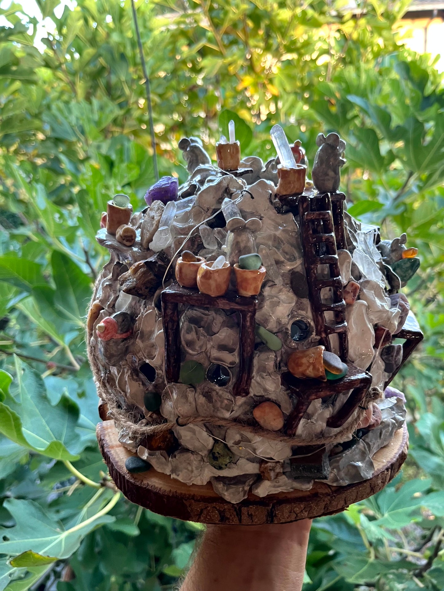 Lampada topini in miniera