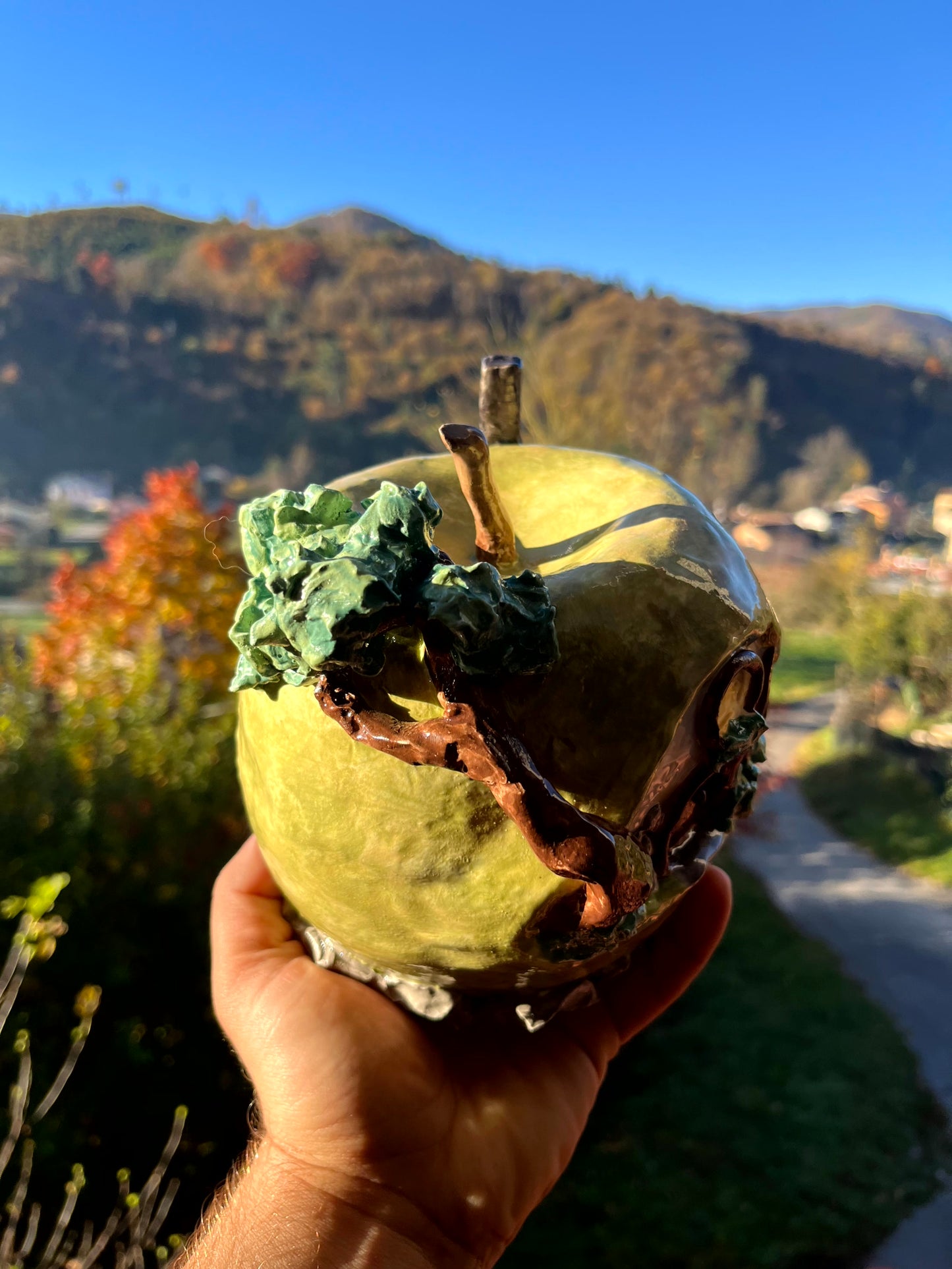 Brucia essenze casetta mela