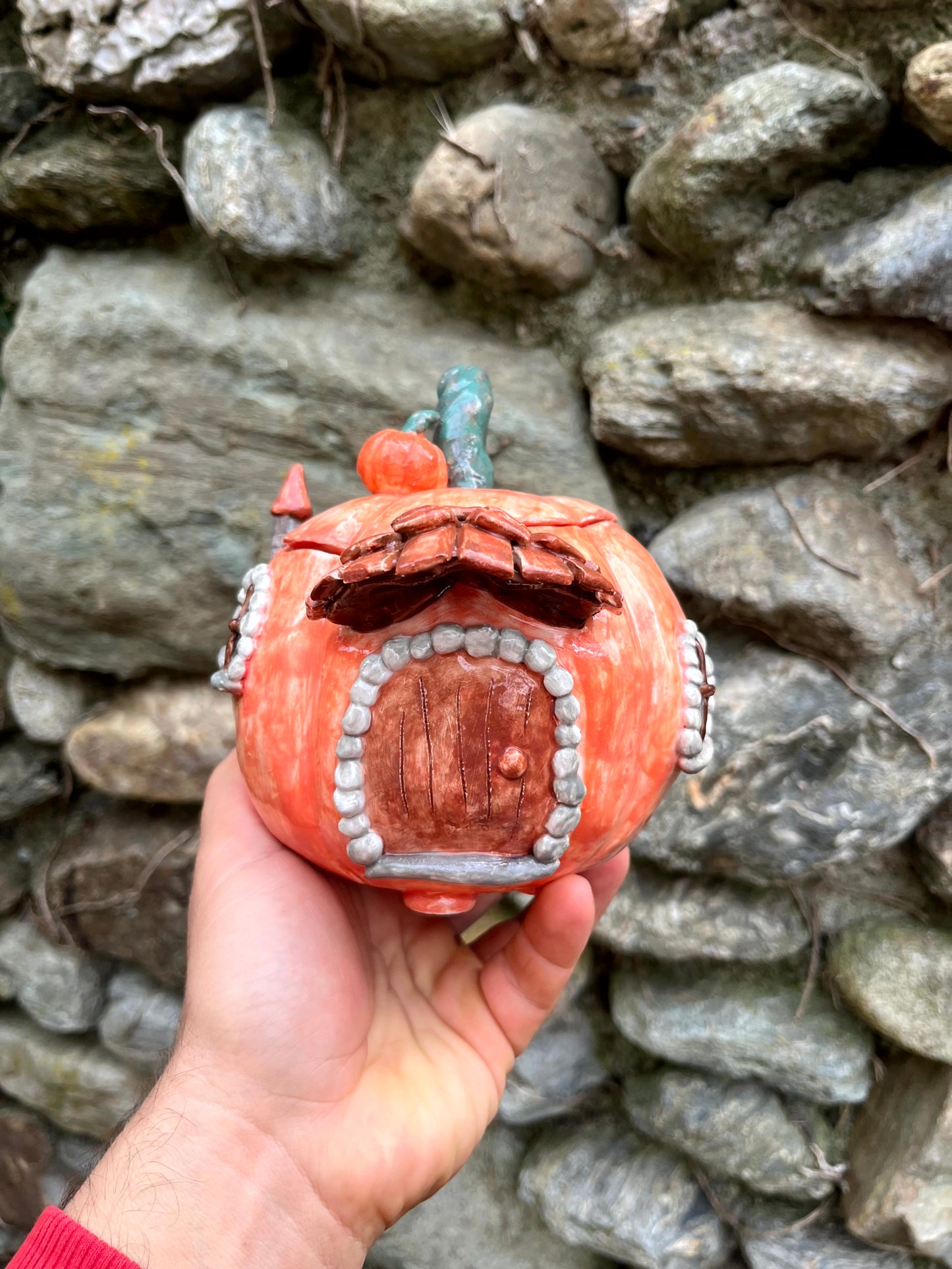 Porta infusi casetta zucca