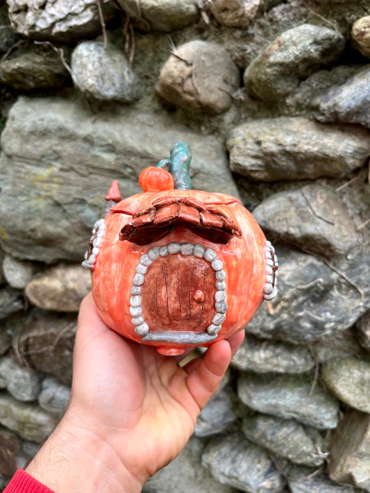 Porta infusi casetta zucca