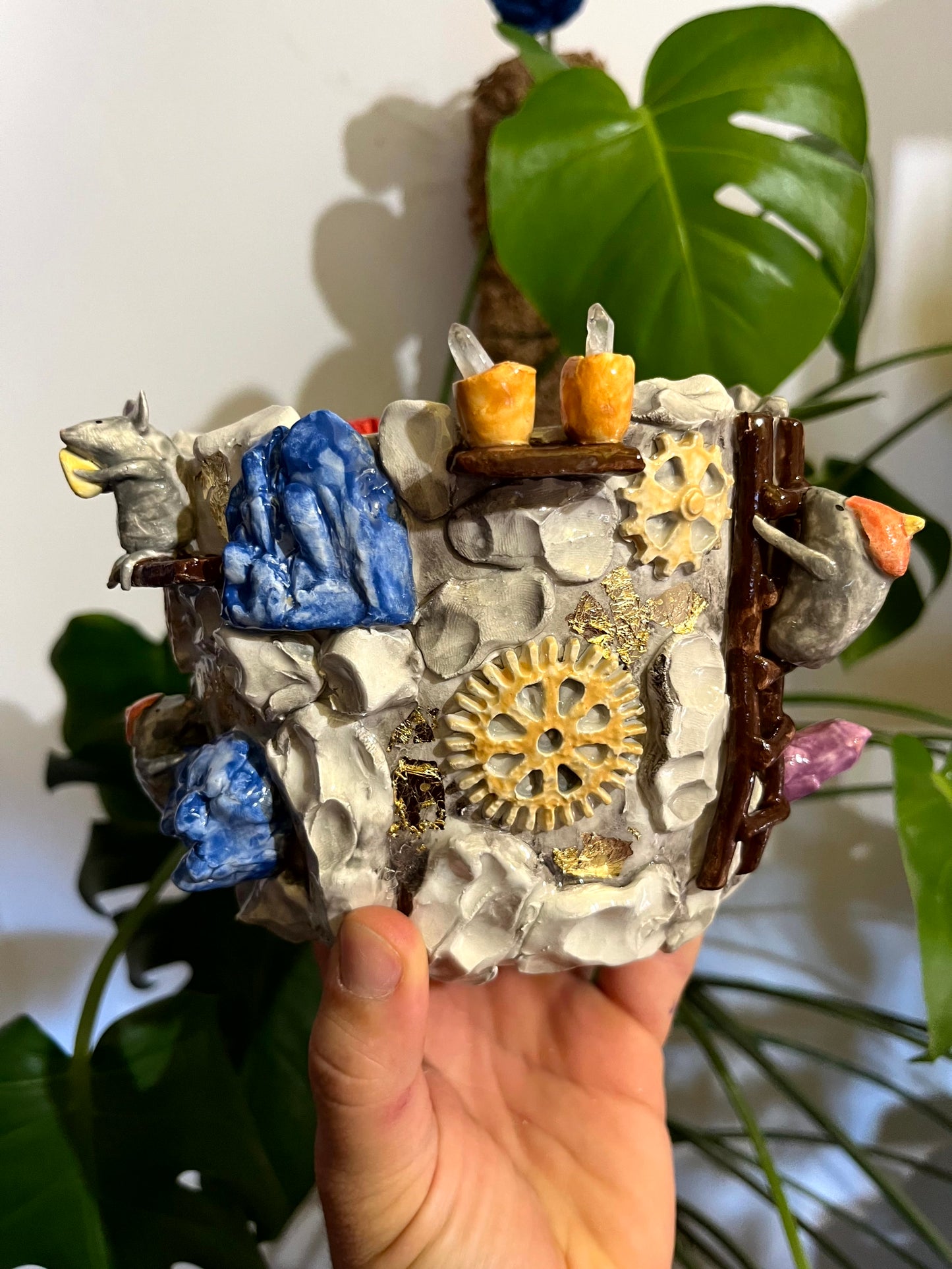 Vaso topini in miniera