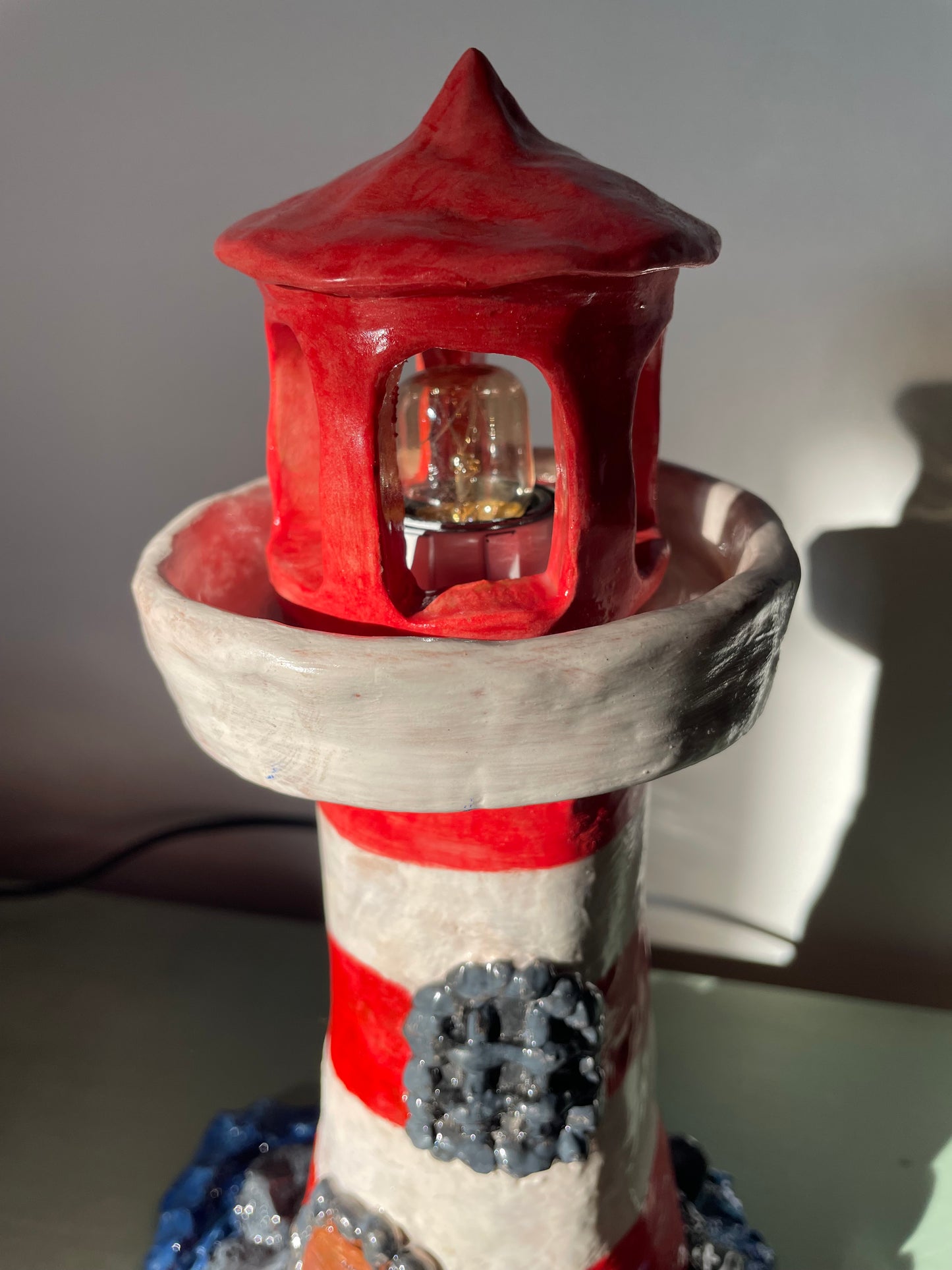 Lampada topolino di campagna nel faro