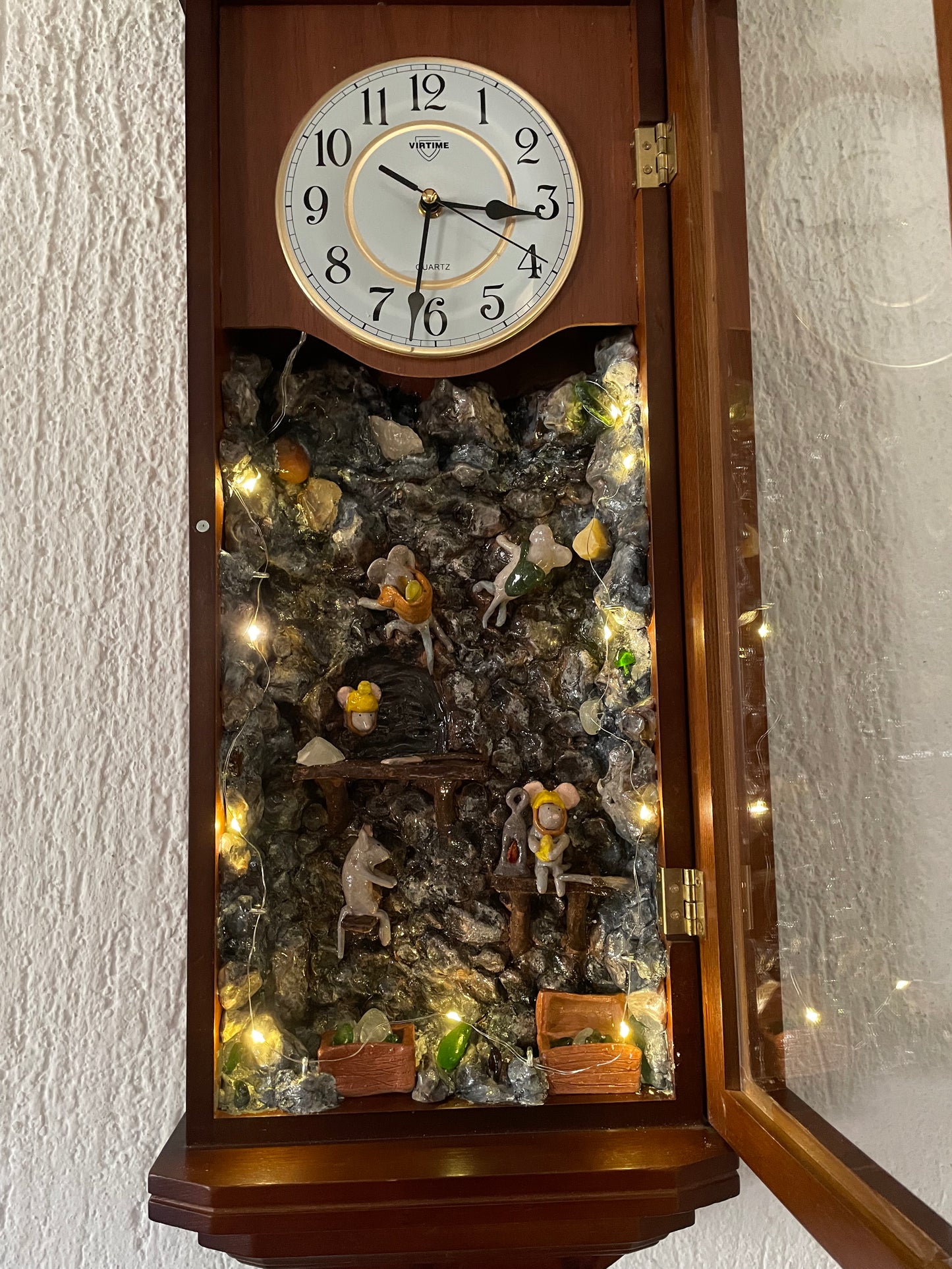 Orologio da muro topolini in miniera