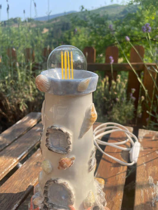 Lampada faro conchiglia